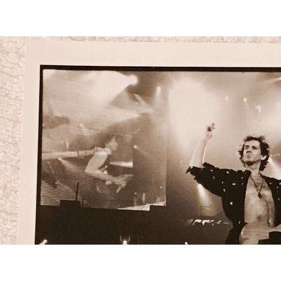 KEITH RICHARDS Photograph KEVIN MAZUR Promo B&W 8x10 Press Photo Rolling Stones - Picture 3 of 6